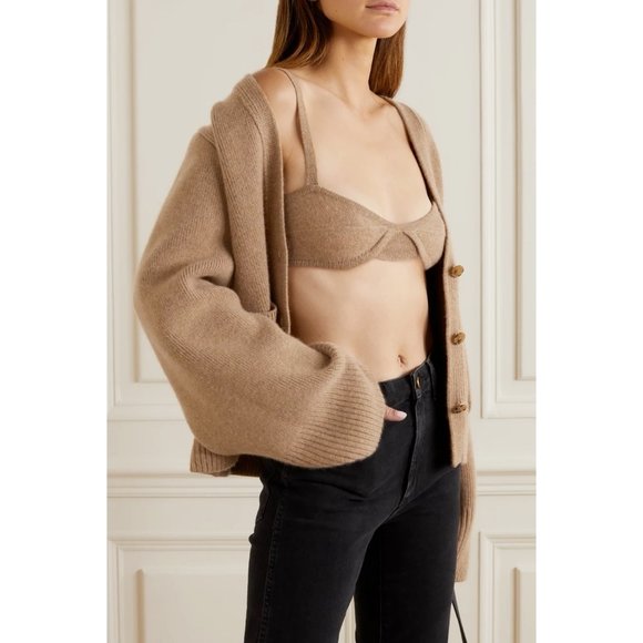 KHAITE Other - KHAITE Camel 'The Eda' Cashmere Bralette